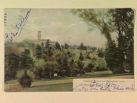 Botanical Gardens and Government House, MELBOURNE, c. 1903