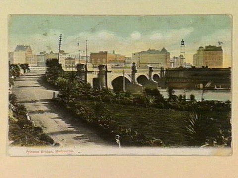 Princes Bridge, Melbourne, c. 1908