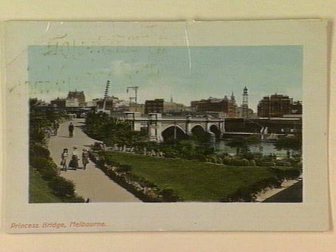 Princess [Princes'] Bridge, Melbourne, c. 1908