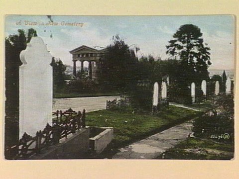 A View in Kew Cemetery, c. 1907