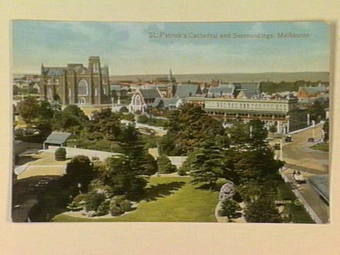 St. Patrick's Cathedral and Surroundings, Melbourne, 1890–1910