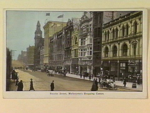 Bourke Street, Melbourne's Shopping Centre, c. 1918