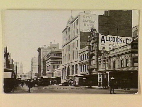 ELIZABETH STREET, MELBOURNE, c. 1908