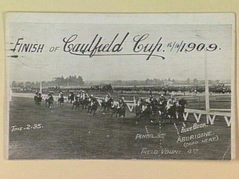 FINISH OF CAULFIELD CUP 1909, c. 1909