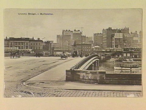 Queens Bridge. - Melbourne, c. 1909