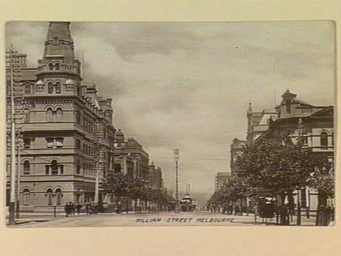 WILLIAM STREET MELBOURNE, c. 1908
