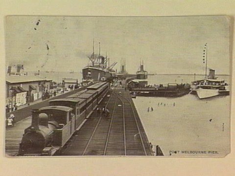 PORT MELBOURNE PIER, c. 1907