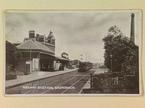 RAILWAY STATION, BRUNSWICK, c. 1909