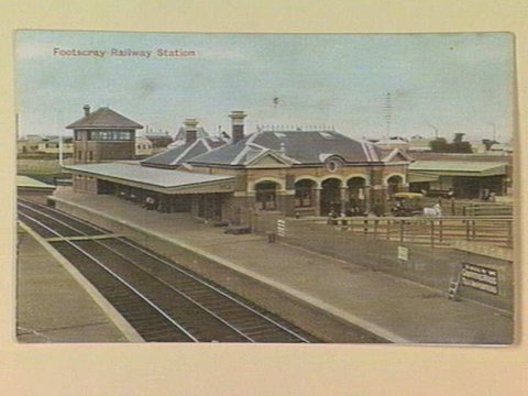 Footscray Railway Station, c. 1907