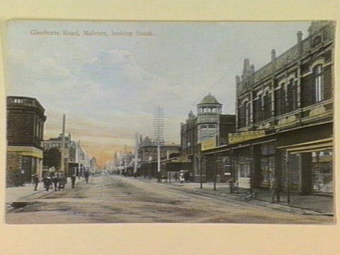Glenferrie Road, Malvern, looking South, c. 1906