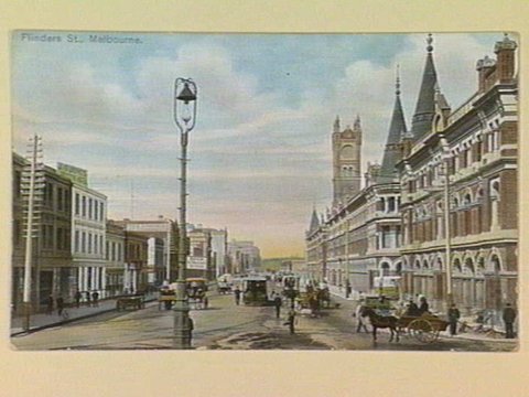 Flinders St., Melbourne, c. 1906