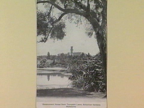 Government House from Tennyson Lawn, Botanical Gardens Melbourne, c. 1905