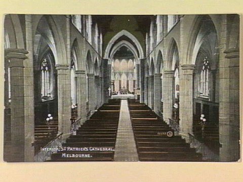 INTERIOR; ST. PATRICK'S CATHEDRAL, MELBOURNE, c. 1906