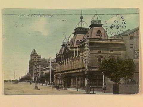 Spring St. Melbourne, c. 1908