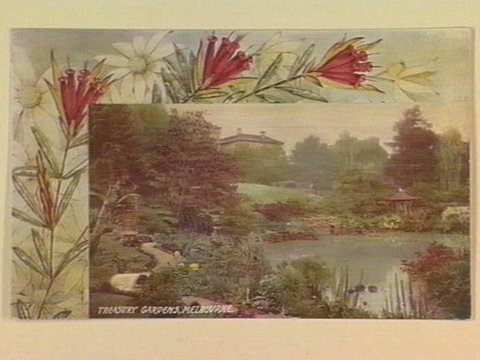 TREASURY GARDENS, MELBOURNE, c. 1908