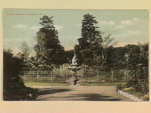 Central Garden, Melbourne Zoo, c. 1905