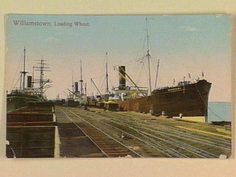 Williamstown, Loading Wheat, c. 1914