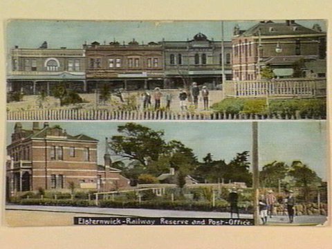 Elsternwick - Railway Reserve and Post-Office, c. 1909