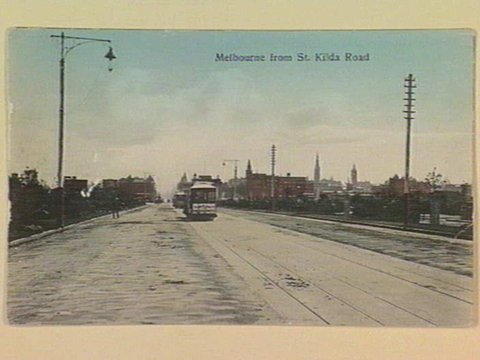 Melbourne from St. Kilda Road, c. 1908