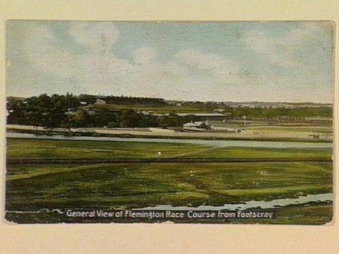 General View of Flemington Race Course from Footscray, c. 1906