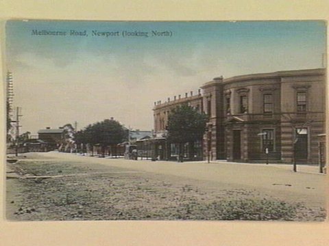 Melbourne Road, Newport (looking North), c. 1907