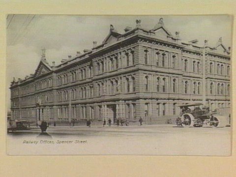 Railway Offices, Spencer Street, c. 1903