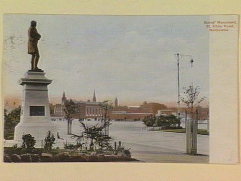 Burns/ Monument, St. Kilda Road, Melbourne, c. 1908
