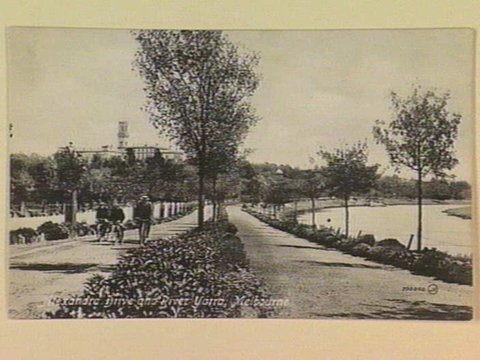 Alexandra Drive and River Yarra, Melbourne, c. 1906
