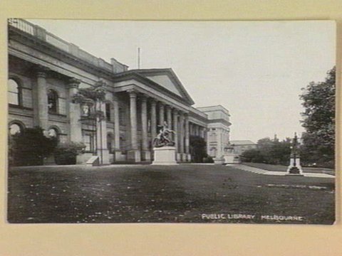 PUBLIC LIBRARY MELBOURNE, c. 1908