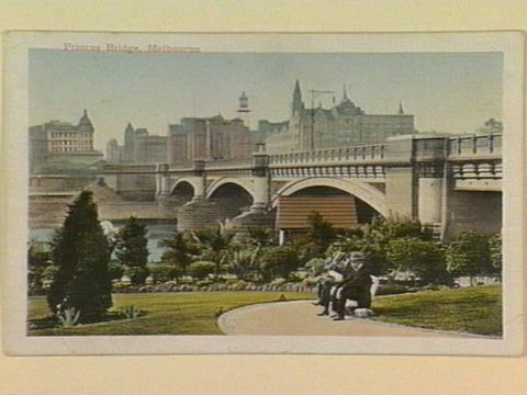 Princes Bridge, Melbourne, c. 1909