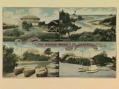 VIEWS AROUND THE BRIDGE HOTEL MORDIALLOC, c. 1909