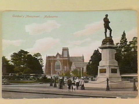 Gordon's Monument. Melbourne, c. 1910