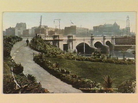 PRINCE'S BRIDGE, MELBOURNE, c. 1908