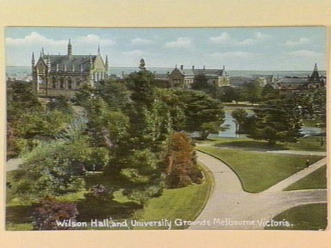 Wilson Hall, and University Grounds Melbourne, Victoria, c. 1910