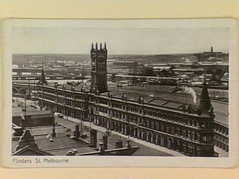 Flinders St. Melbourne, c. 1908