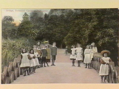 Bridge, Botanical Gardens, Melbourne, c. 1908