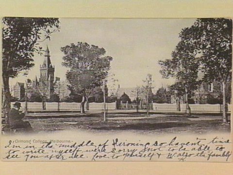 Ormond College, Melbourne, c. 1907