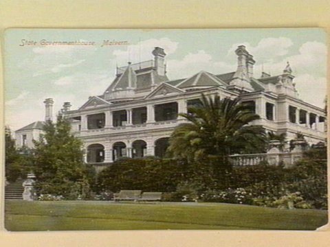 State Governmenthouse. [Government House] Malvern, c. 1907