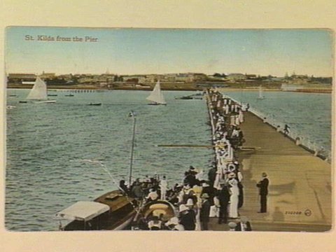 St. Kilda from the Pier, c. 1910