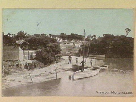 VIEW AT MORDIALLOC, c. 1906