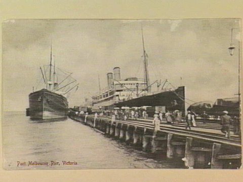Port Melbourne Pier, Victoria, c. 1911