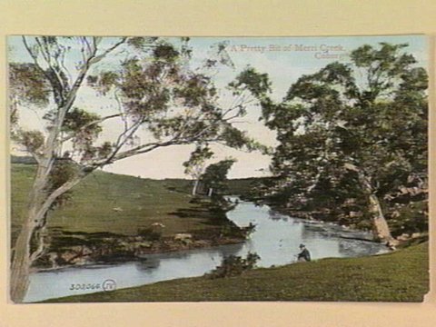 A Pretty Bit of Merri Creek. Coburg, c. 1910