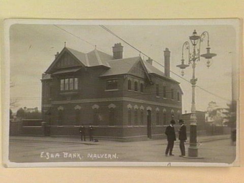 E. S & A BANK. MALVERN, c. 1909