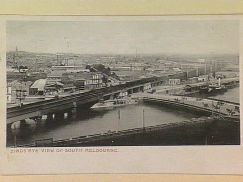 BIRDS EYE VIEW OF SOUTH MELBOURNE, c. 1906