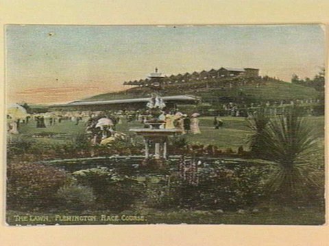 THE LAWN, FLEMINGTON RACE COURSE, c. 1909