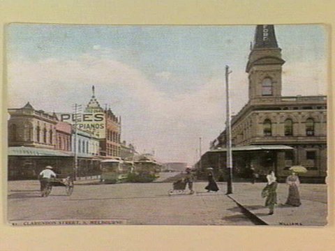 CLARENDON STREET, S. MELBOURNE, c. 1908