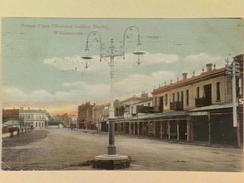 Nelson Place (Westend looking North), Williamstown, c. 1908