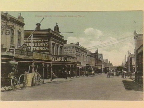Swan Street, Richmond, looking West, c. 1906