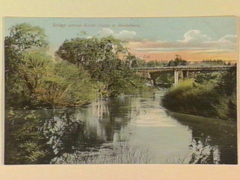 Bridge across River Yarra at Heidelberg, c. 1907