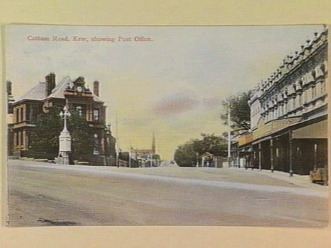 Cotham Road, Kew, showing Post Office, c. 1908